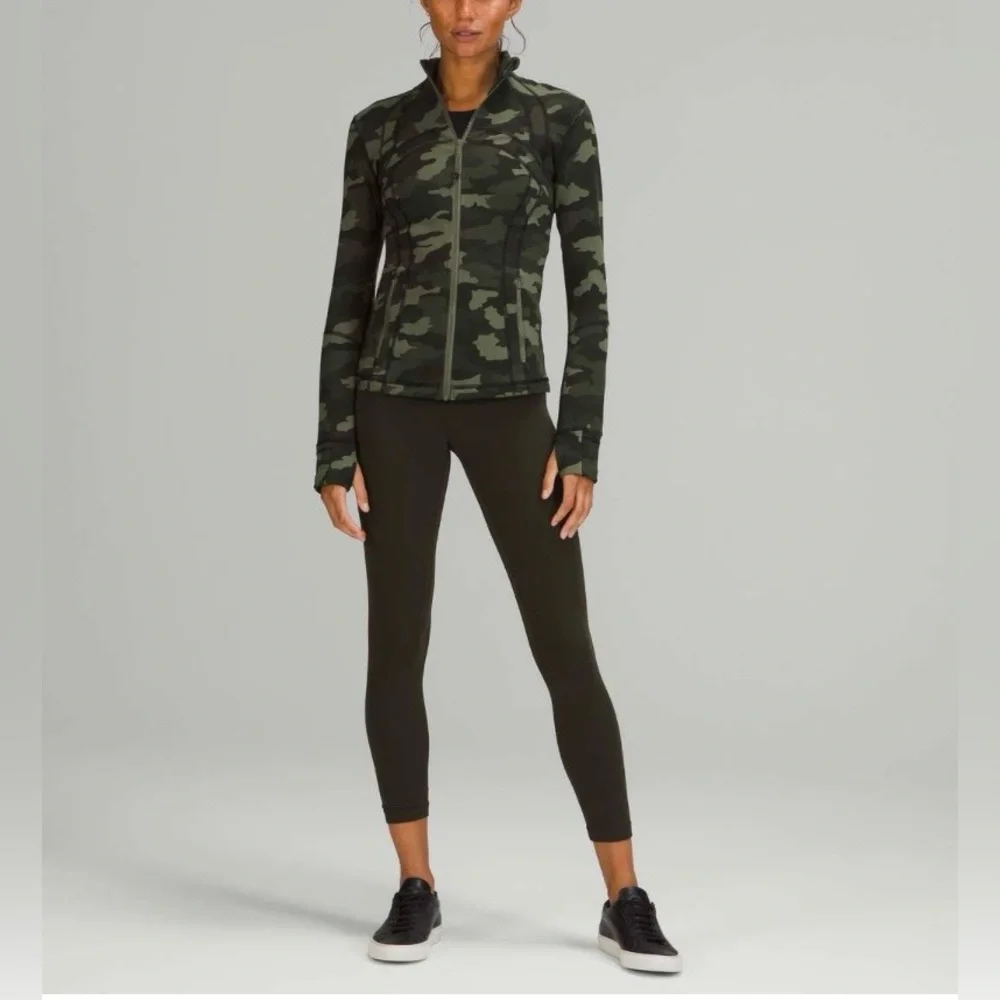 2021 Lululemon Define Jacket Luan Heritage 365 Camo Medium Olive Multi Size 6 - Picture 3 of 9